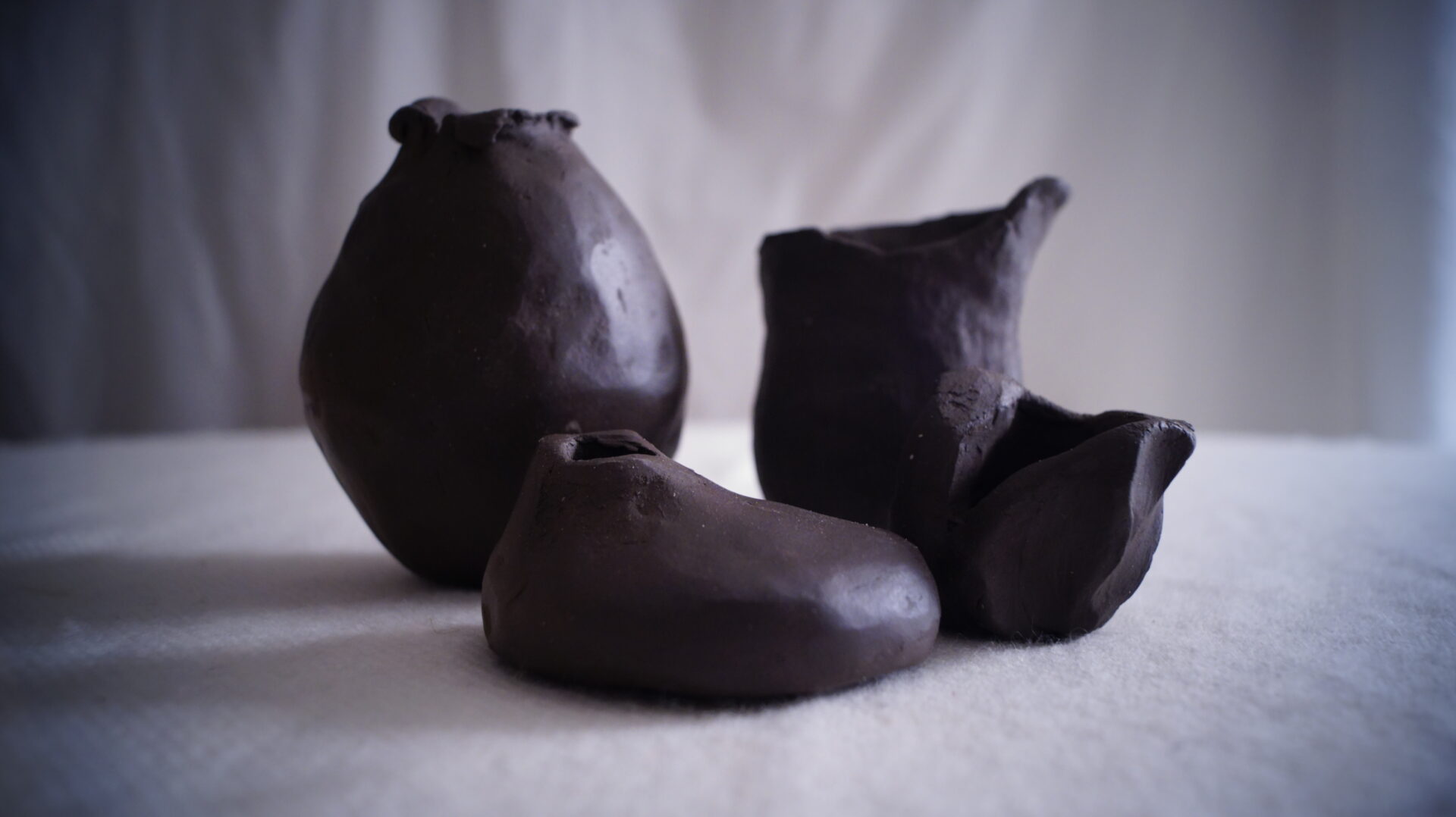 Vessels, Dark Chocolate Clay